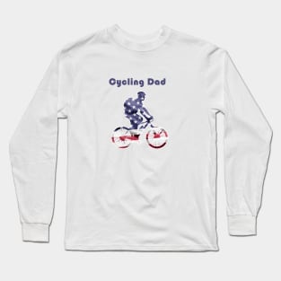 Cycling Dad | Bike Rider & Cyclist Father's Day Gift Funny Long Sleeve T-Shirt